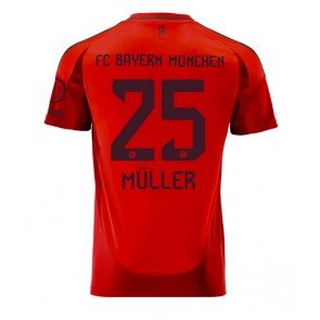 Bayern Munich Thomas Muller #25 Domácí Dres 2024-25 Krátký Rukáv